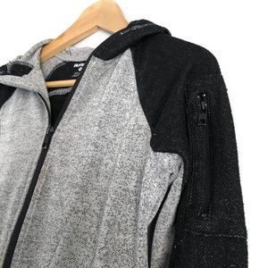 ⚠️Hurley hoodie zip up with Nike Dri-Fit Gray and black XS